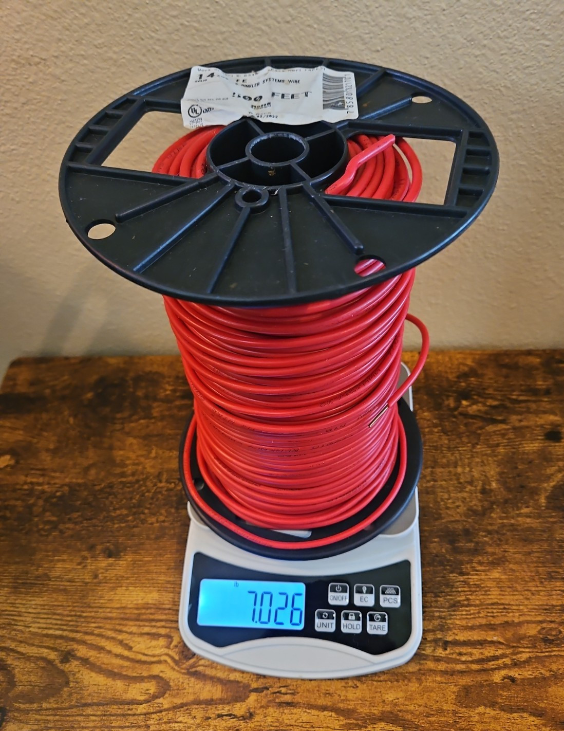 Regency 14 AWG Red Solid Copper Sprinkler Wire & 14 AWG Black Solid Wire