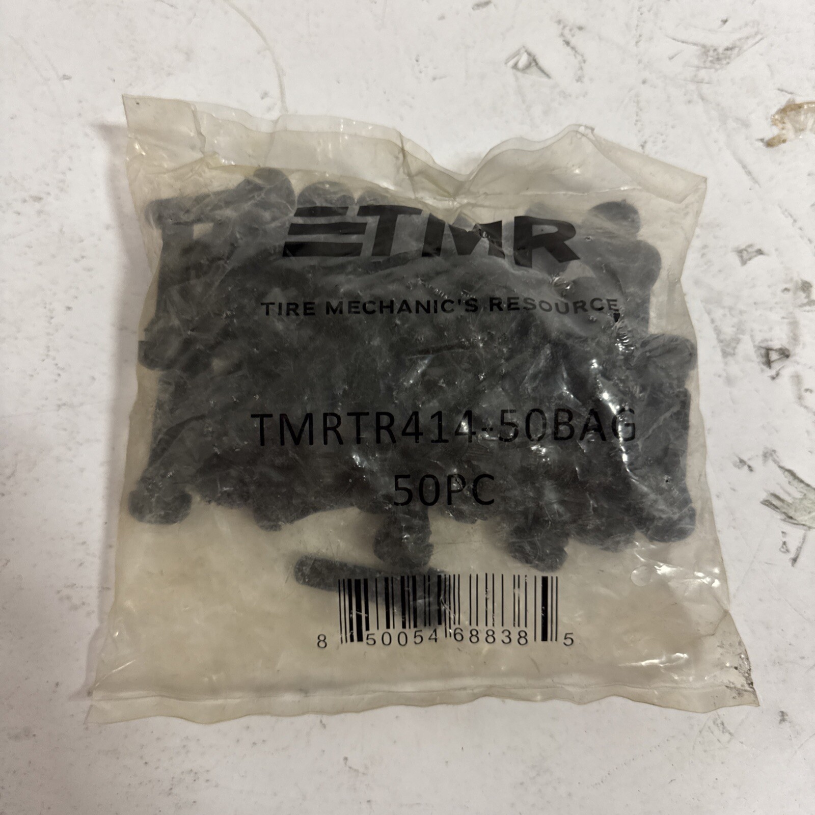 BAG OF 50 TMR  Rubber Snap-in Tire Valve Stem Black TMRTR414-50BAG