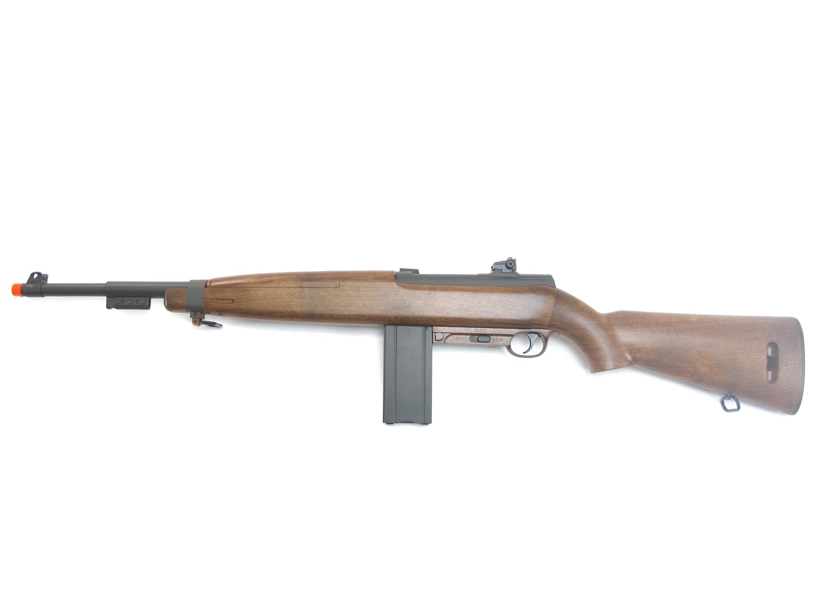BBTac Airsoft Rifle BT-M1 Carbine Gun Auto Electric WWII Replica Wood Garand AEG