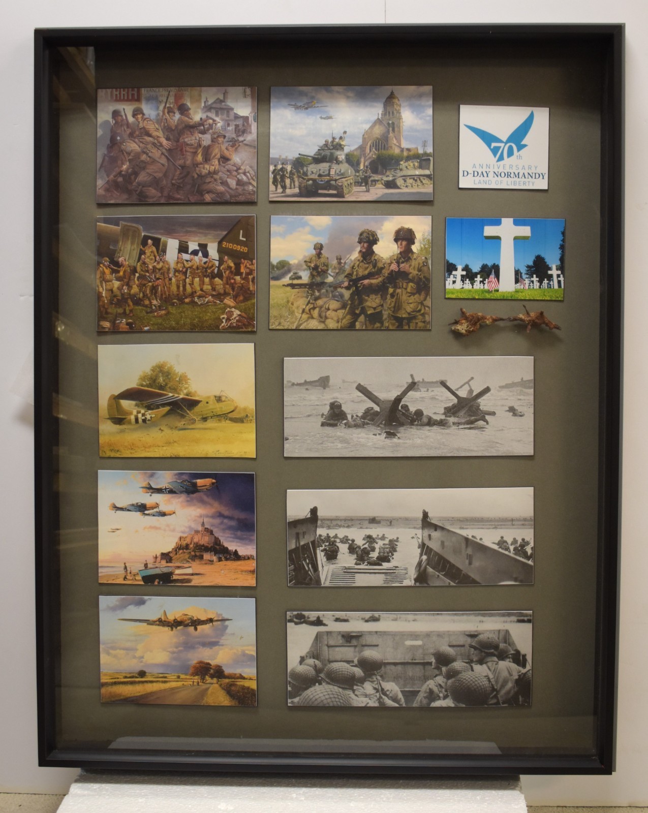 D-Day Normandy 70th anniversary framed collage