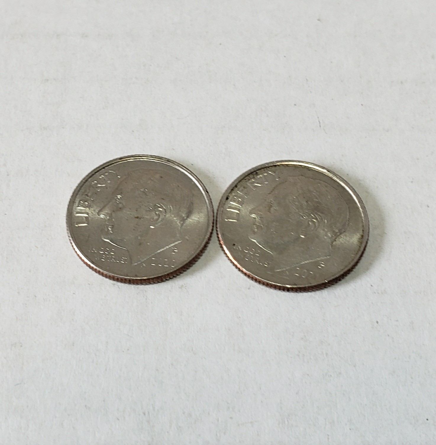 2020 P & 2021 P Dimes 26 Die Chips Errors In Total (2020-14 & 2021-12)