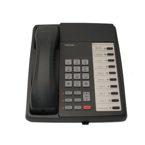 Lot of (5) Fully Refurbished Toshiba DKT-3010S Speaker Phone (Charcoal)