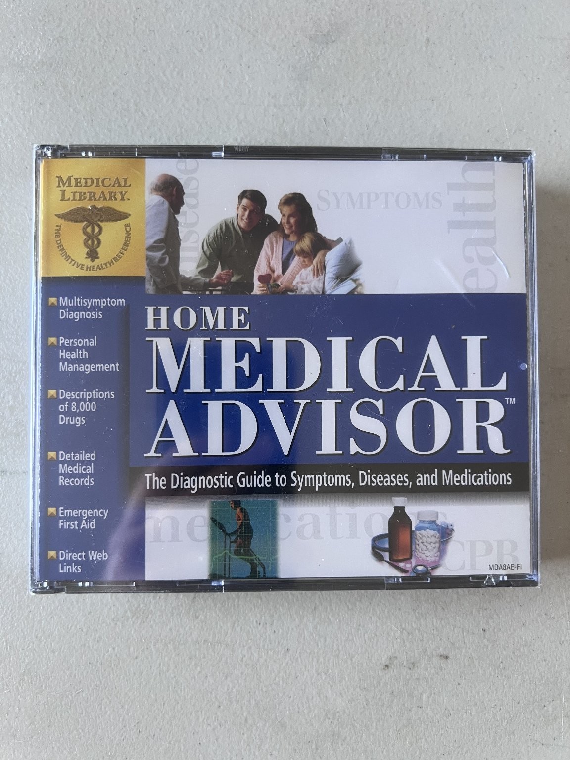 Home Medical Advisor Software CD-ROM The Learning Company 1997 Medical Library