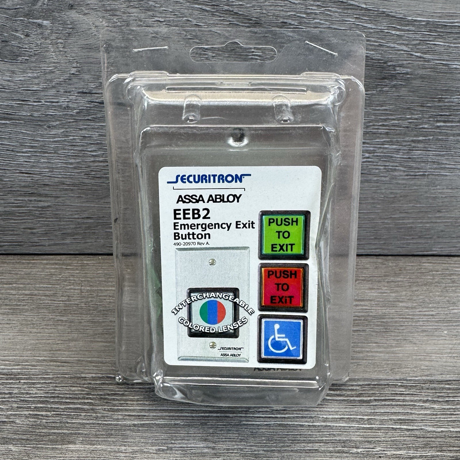 SECURITRON EEB2 Push to Exit Button,Emergency