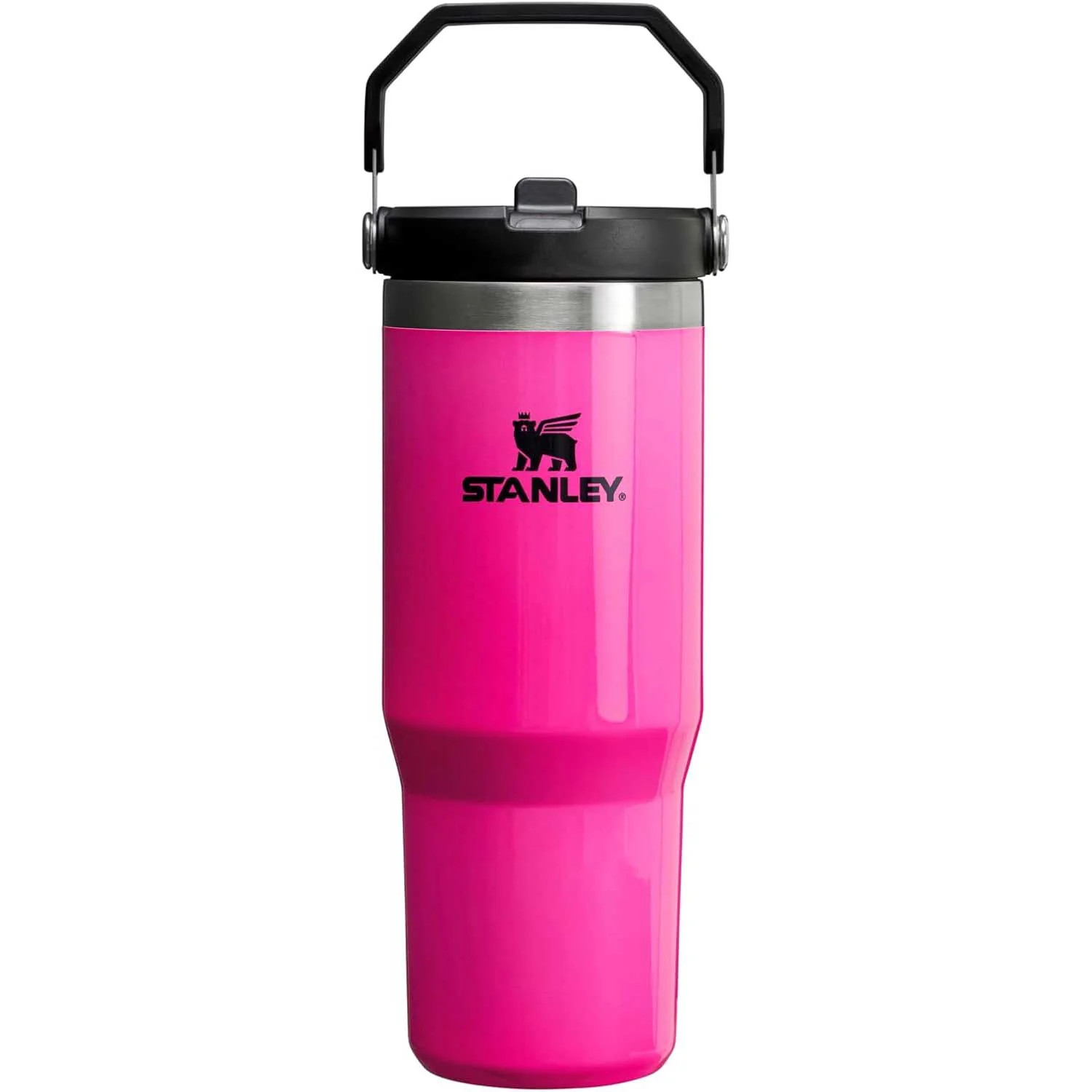 Stanley The Iceflow Flip Straw Tumbler - Neon Pink 30 Ounces