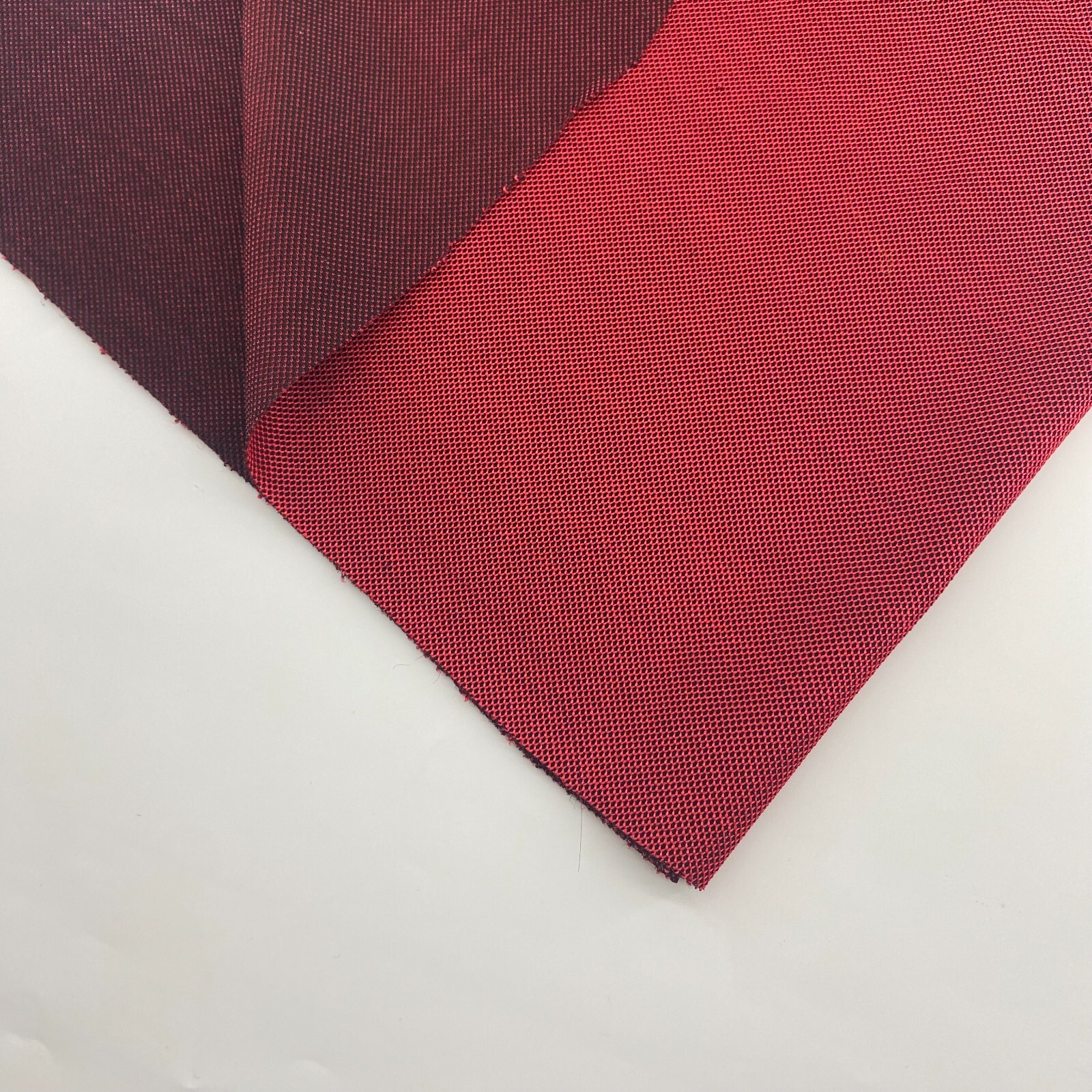 Vtg Red Acoustic Fabric Cloth For Speaker Stereo Grille 55 x 19in For Repair DIY