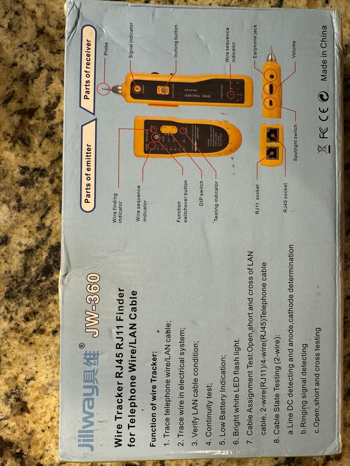 Jillway JW-360 Wire Tracker