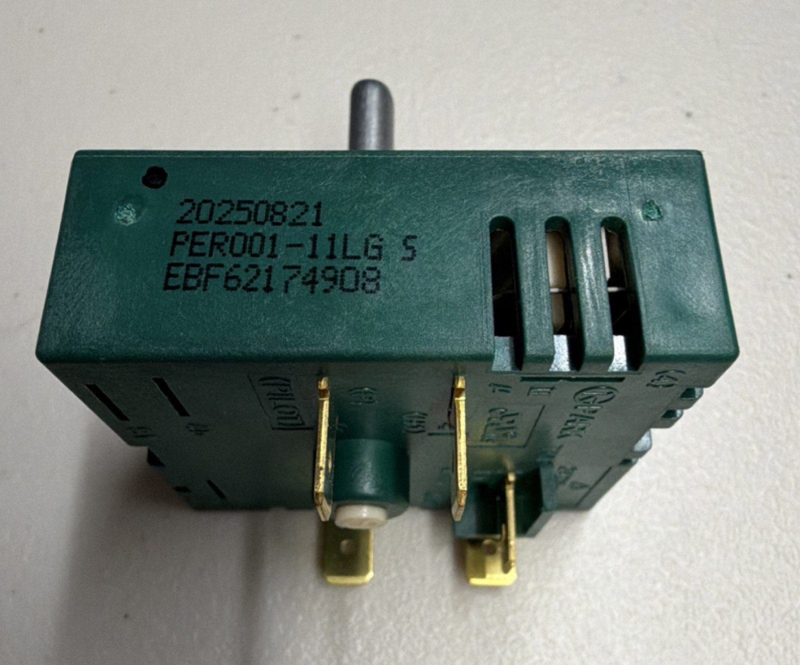 LG Rotary Switch PER001-11LG S EBF62174908 Green Plastic Metal