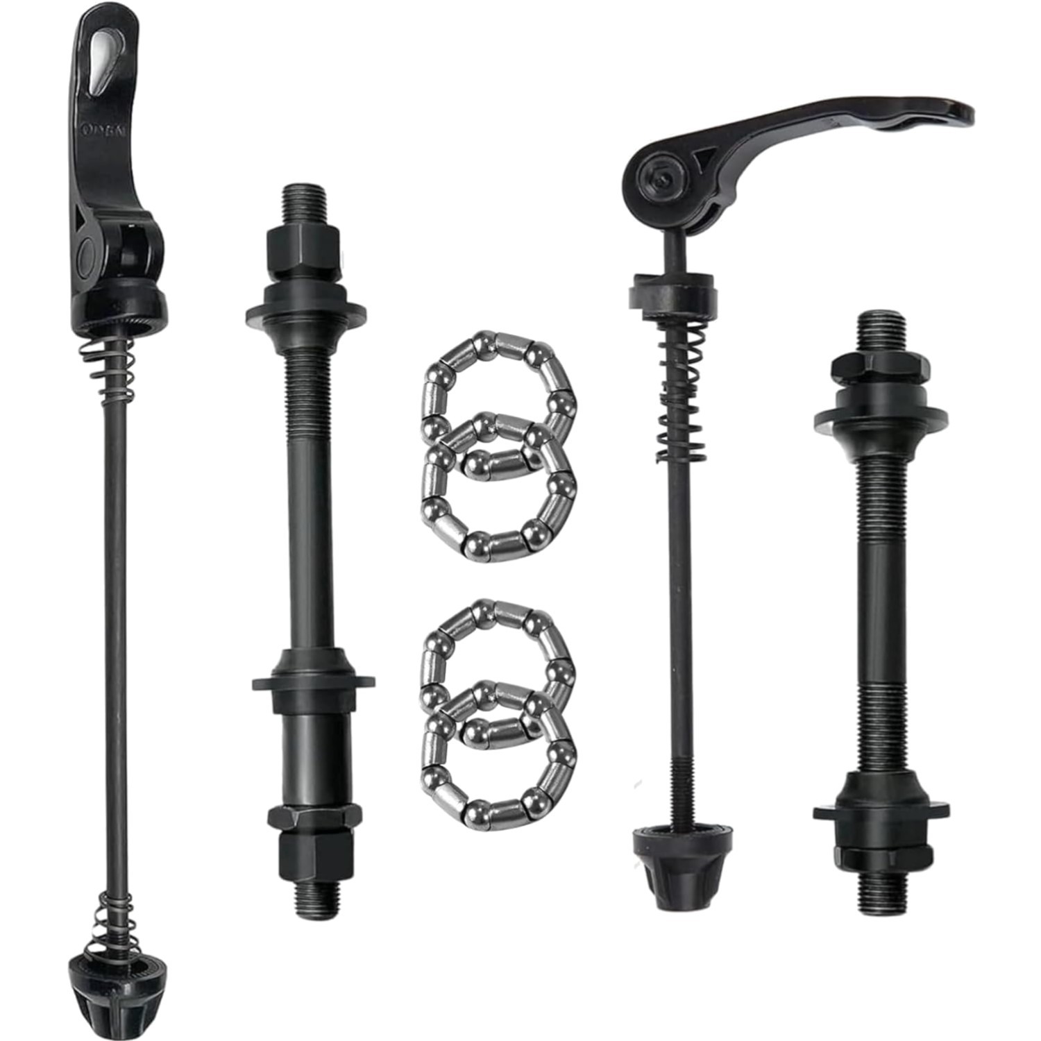 Bike Quick Releases Set, 1 Pair MTB Quick Release Bicycle Hub Road Mountain B...