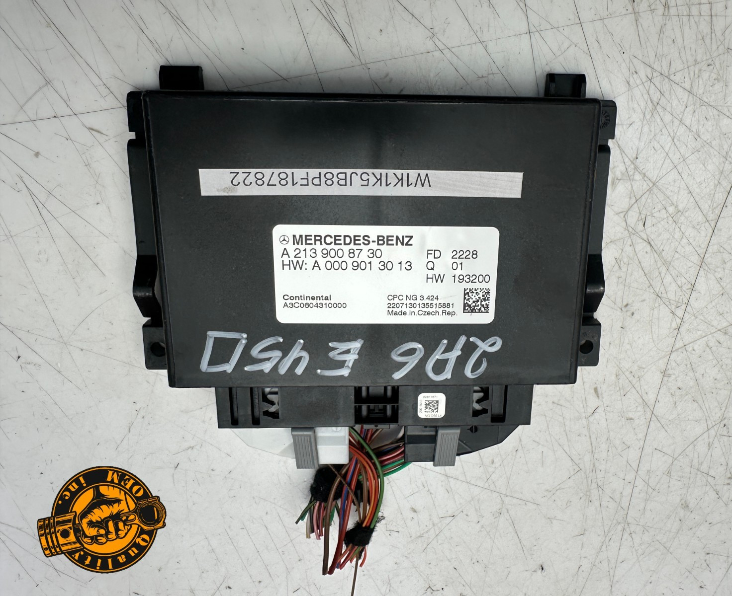 2021-2025 MERCEDES AMG C E GLE GLS TRANSMISSION CONTROL MODULE 2139008730 OE 22k