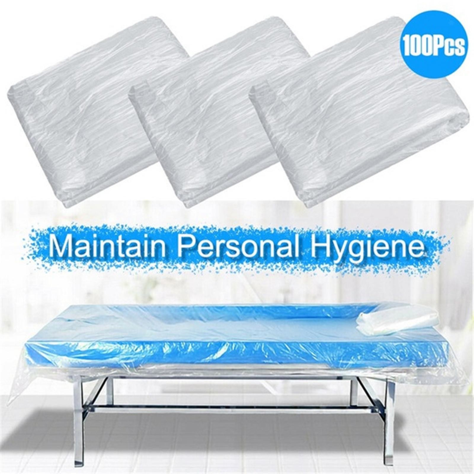 100 Pieces Disposable Massage Table Sheets Comfortable SPA Bed Sheets for Tattoo