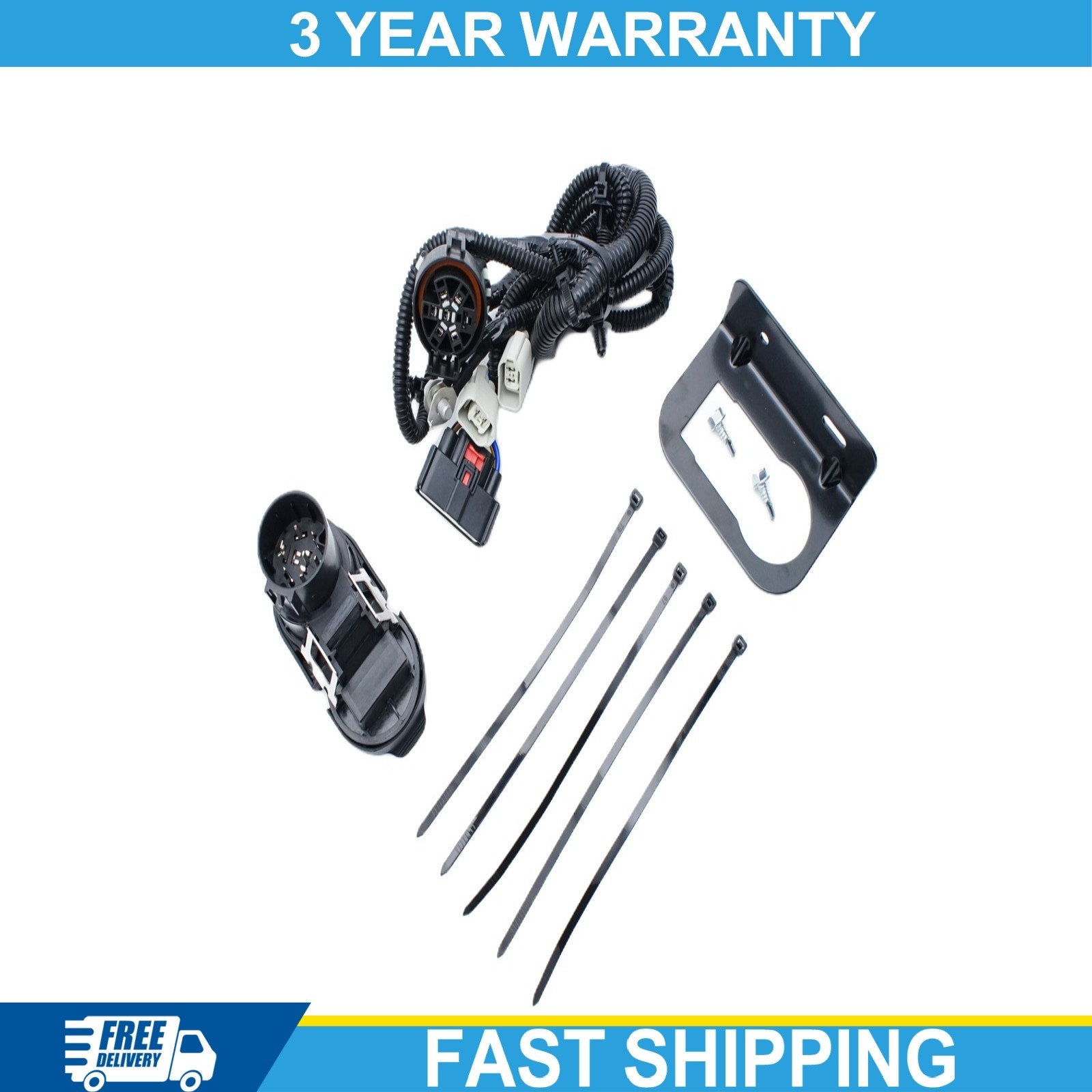 New Trailer Tow Wiring Harness Kit For Ford F-150 2015-2020 HL3Z-13A576-D