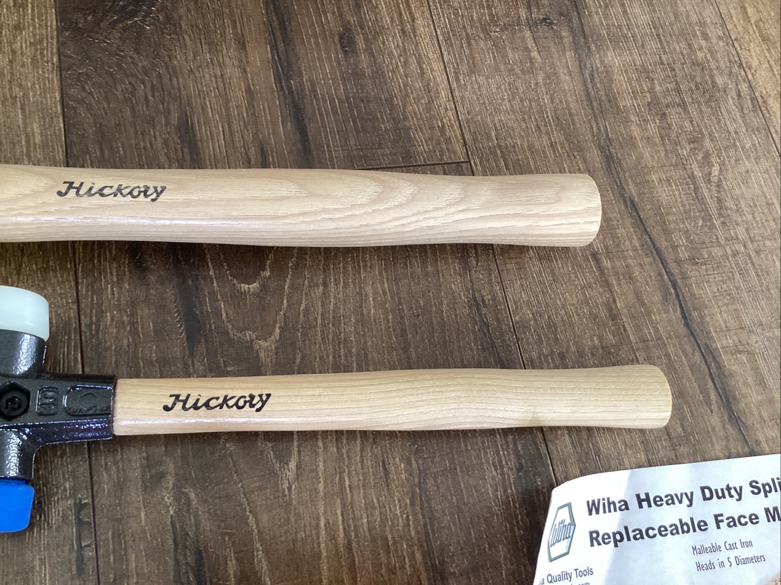 NEW Wilha Split Head Replaceable Face Mallet Lot (2) 832 Large & Small Free Ship