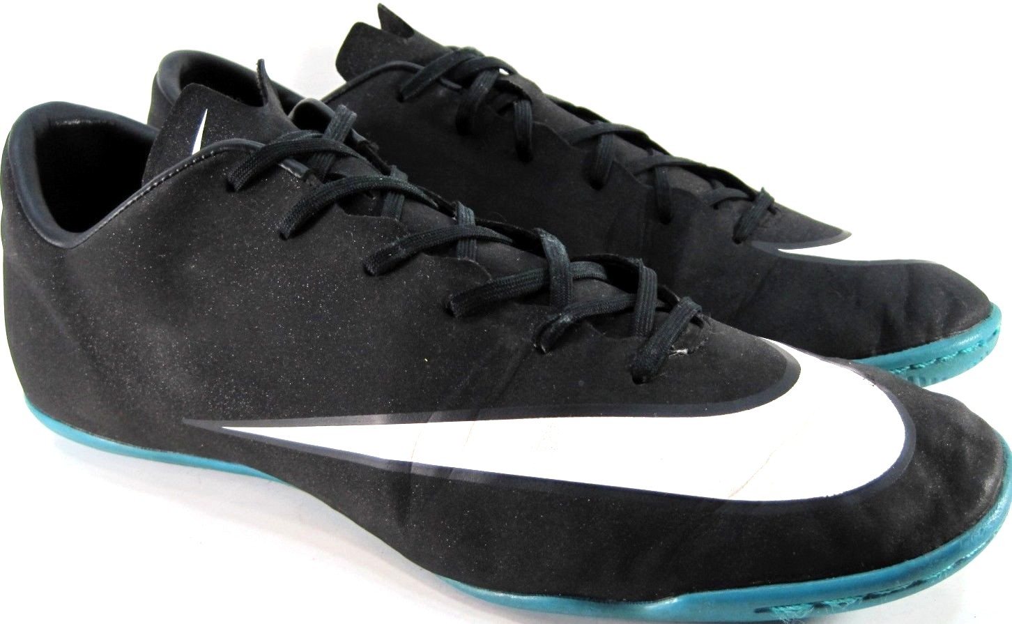 Nike mercruial Men Athletic Soccer Shoes Size 12 Euro 46 Black Style 684875-014