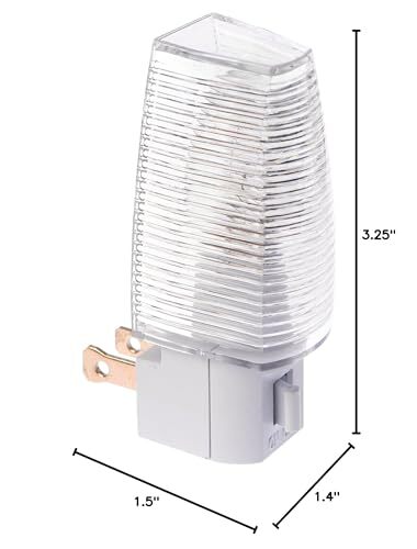Plug in Night Light with Manual On/Off Switch for Includes 4W Bulb | 4 Pack