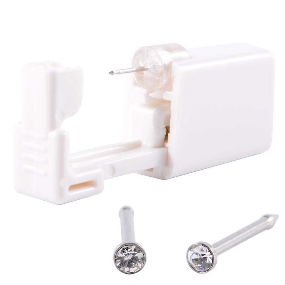 1 Unit Disposable Safe Sterile Piercing Unit for Gem Nose Studs Piercing Gun ...