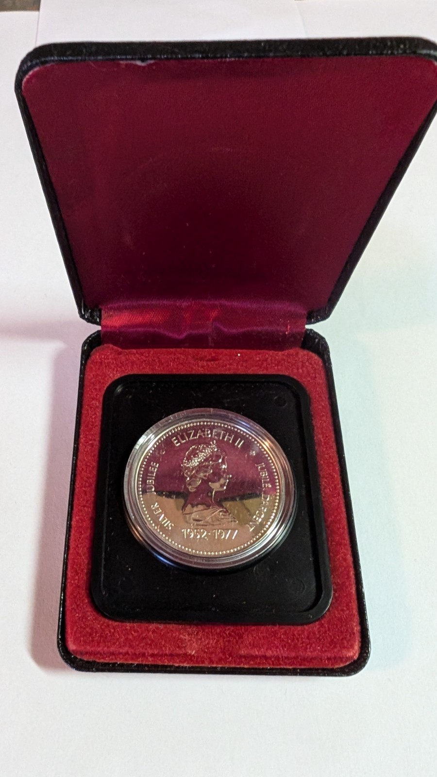 1977 Canada $1 50% 'Silver Jubilee' 'Throne of the Senate' Proof w/ Case