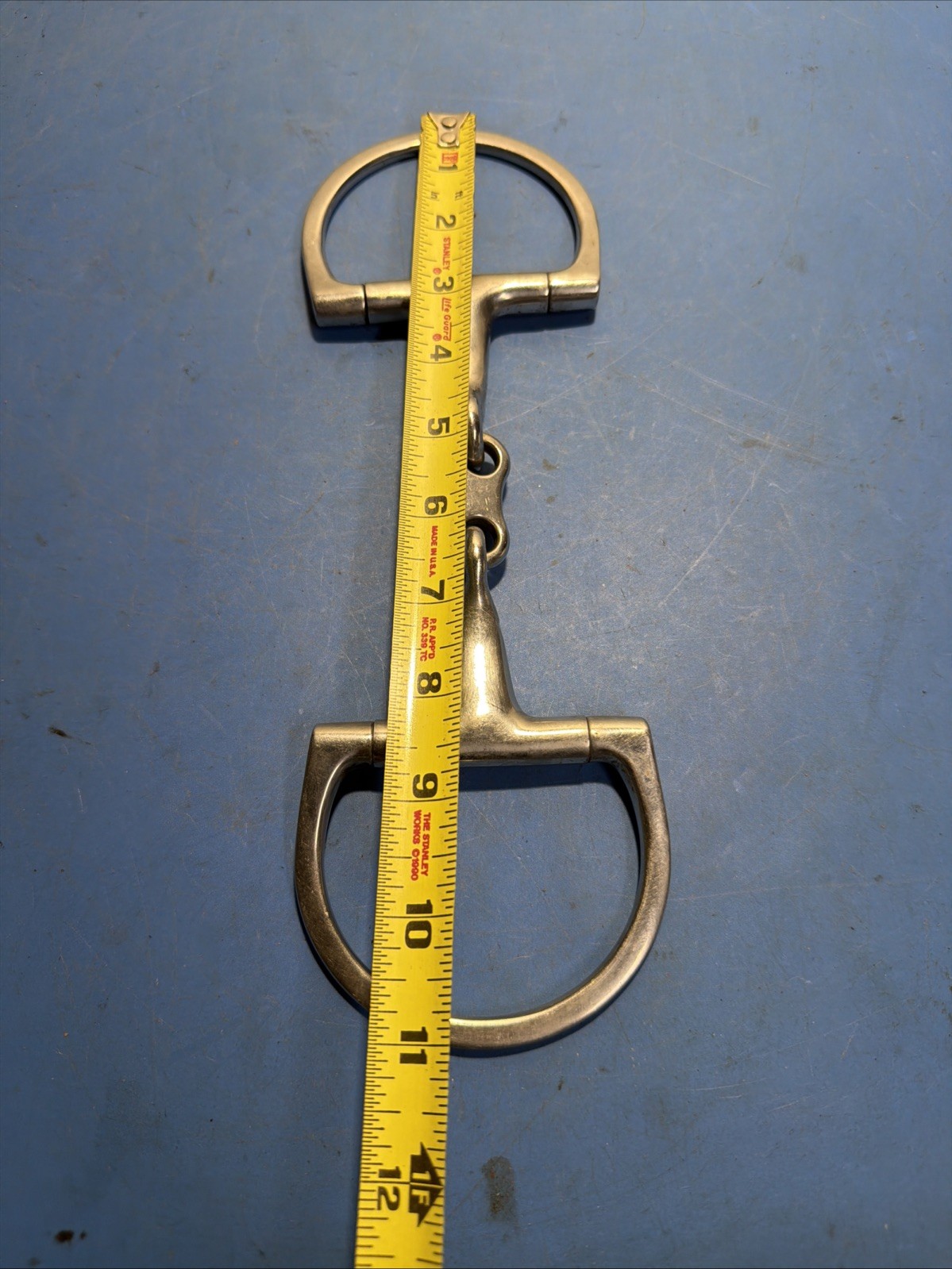 Korsteel Stainless Hunter Dee Oval Link Snaffle Bit 5inch