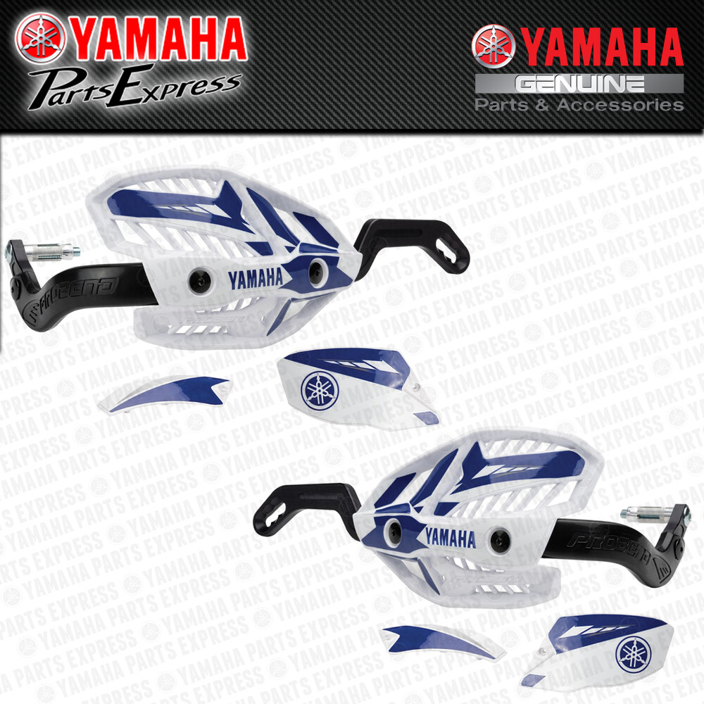 YAMAHA YZ WR X F FX 125 250 250F 450F WHITE CYCRA ULTRA CRM PROBEND HANDGUARDS