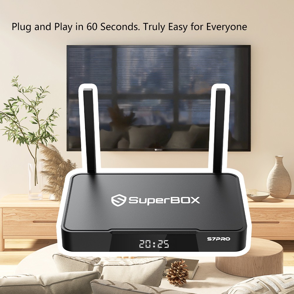 SuperBox S6 Pro 24/7 Lifetime Support - Authorized Distributor - Free Shipping