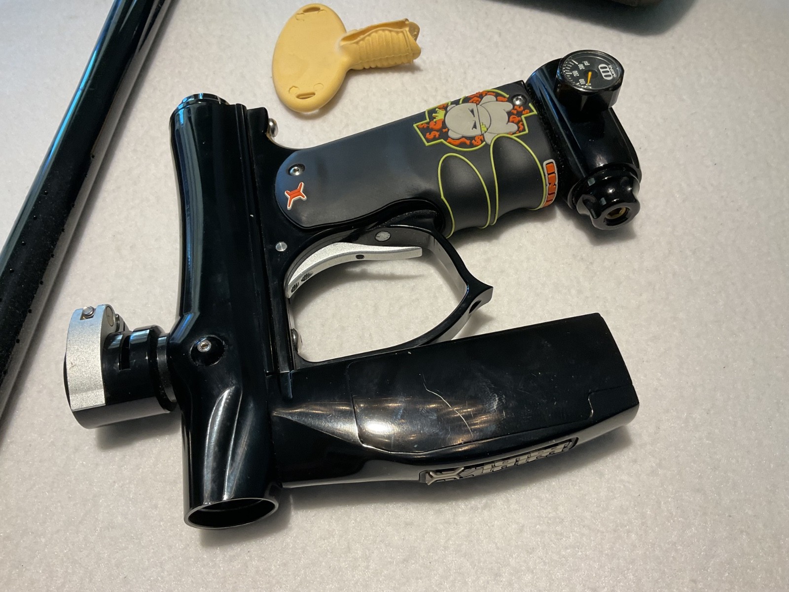 Empire Invert Mini Paintball Gun With Contract Killer Graphic Grip Untested
