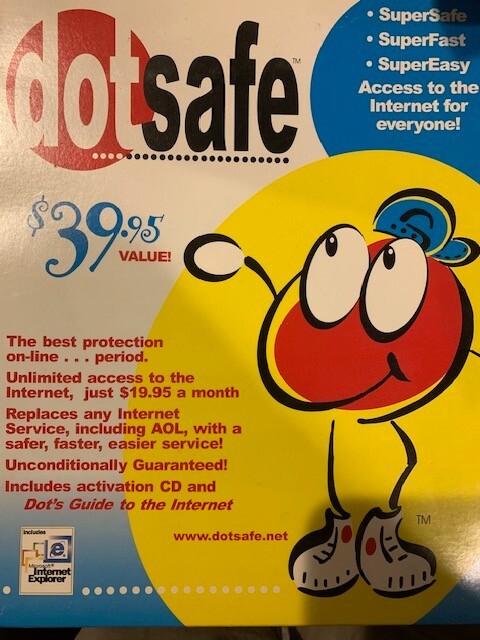 Dot Safe Internet Protection-Vintage with Book and CD