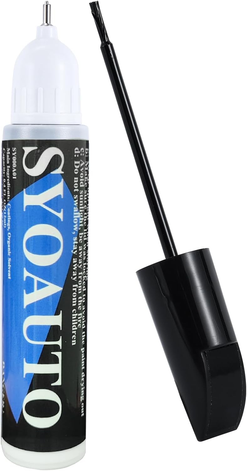 SYOAUTO Black Touch Up Paint for Cars, Auto 0.4 Fl Oz (Pack of 1), Pure