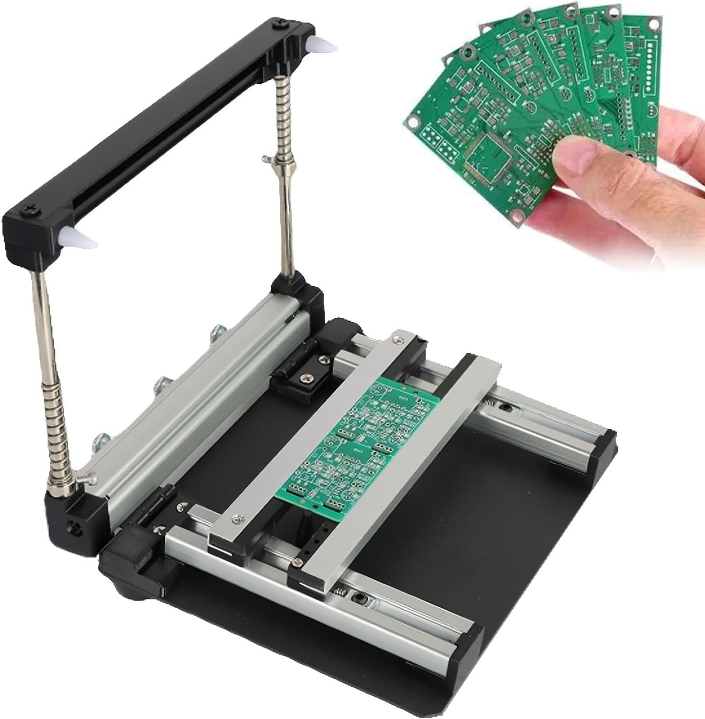 Manual Solder Paste Printer PCB Stencil Printing Table SMT Screen Printer 15cm
