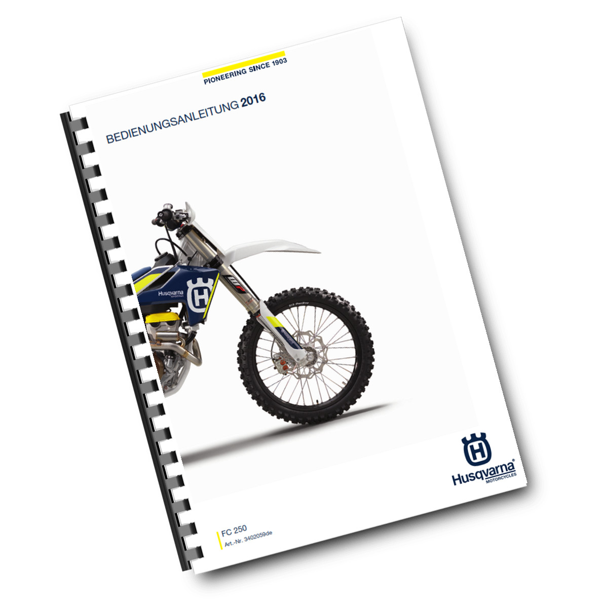 GERMAN LANGUAGE - HUSQVARNA 2016 - FC 250 - BEDIENUNGSANLEITUNG