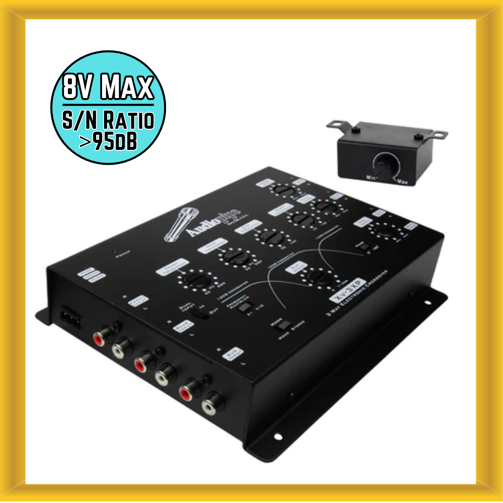 Audiopipe XV-3XP 8V Max Output High-pass 3-Way Variable Crossover Mono/Stereo