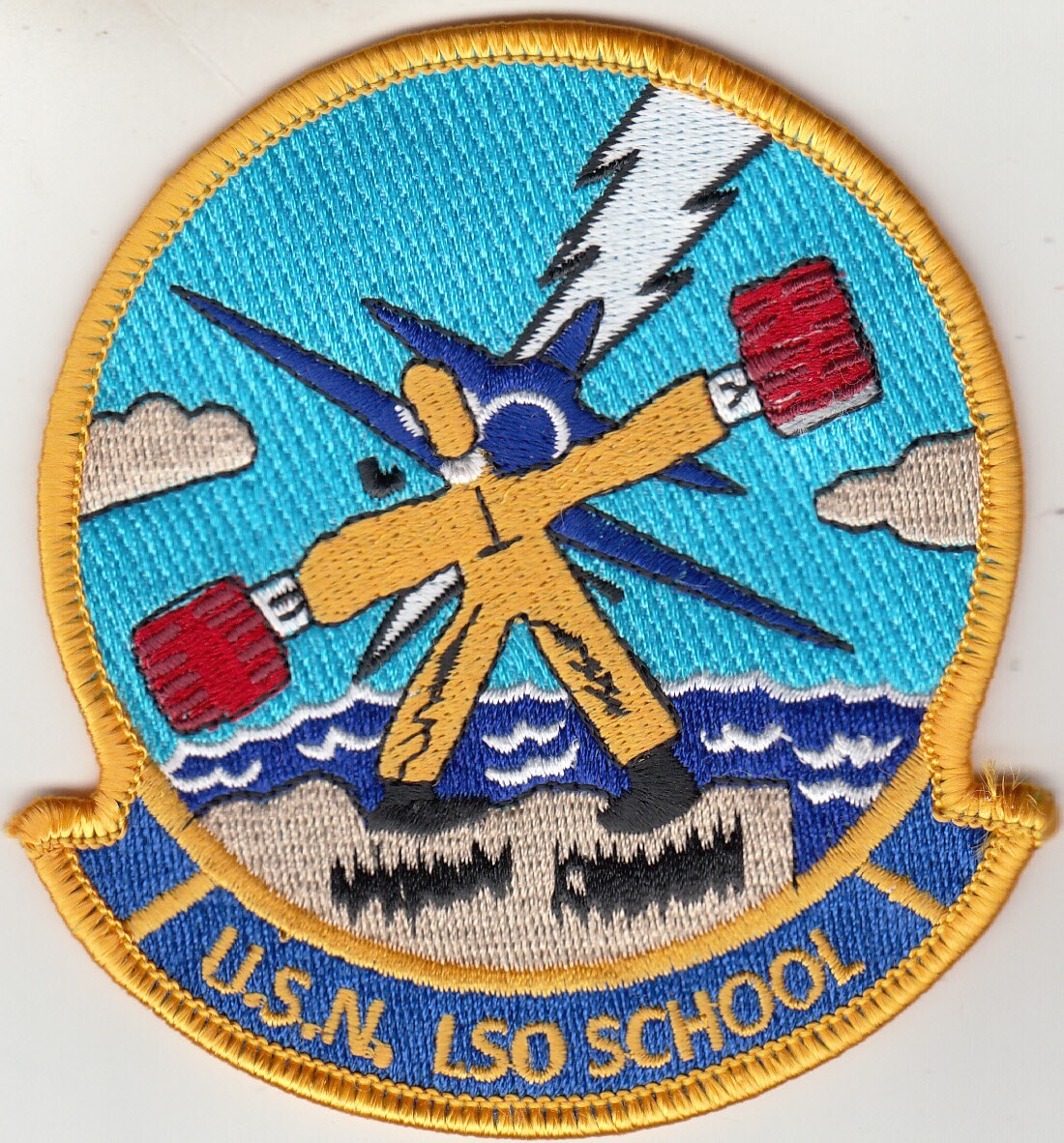 U.S.N. LSO SCHOOL PATCH