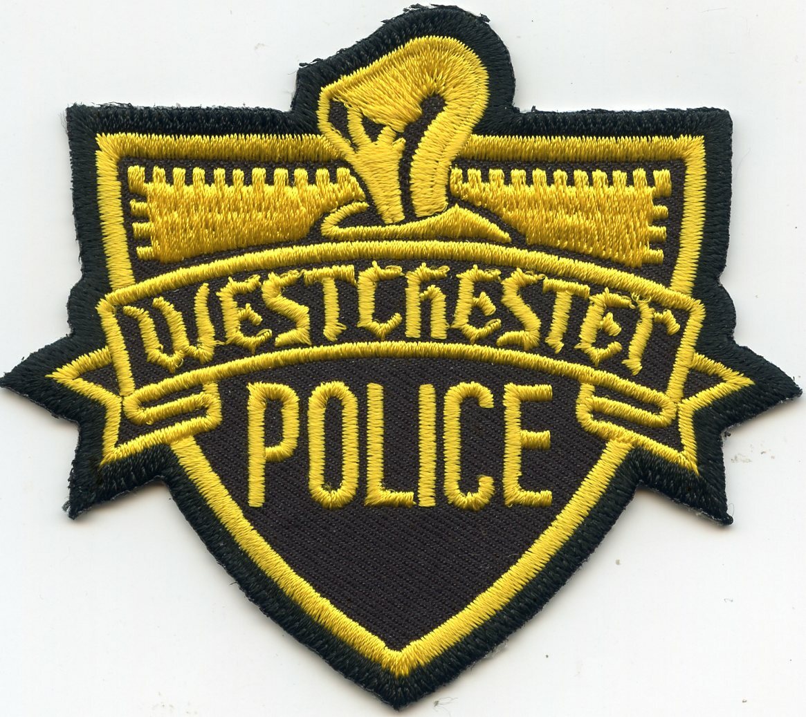 WESTCHESTER ILLINOIS IL yellow letters POLICE PATCH