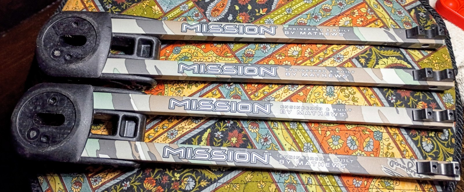 MISSION BY MATTHEWS CROSSBOW REPLACEMENT LIMBS CAMO FULL SET + POCKETS