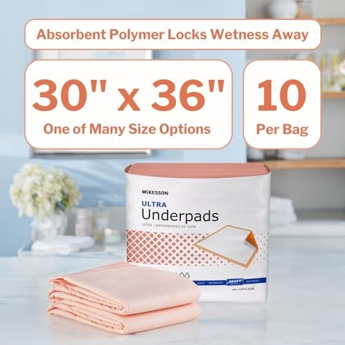 McKesson Ultra Underpads 30x36 100 Count Heavy Absorbency
