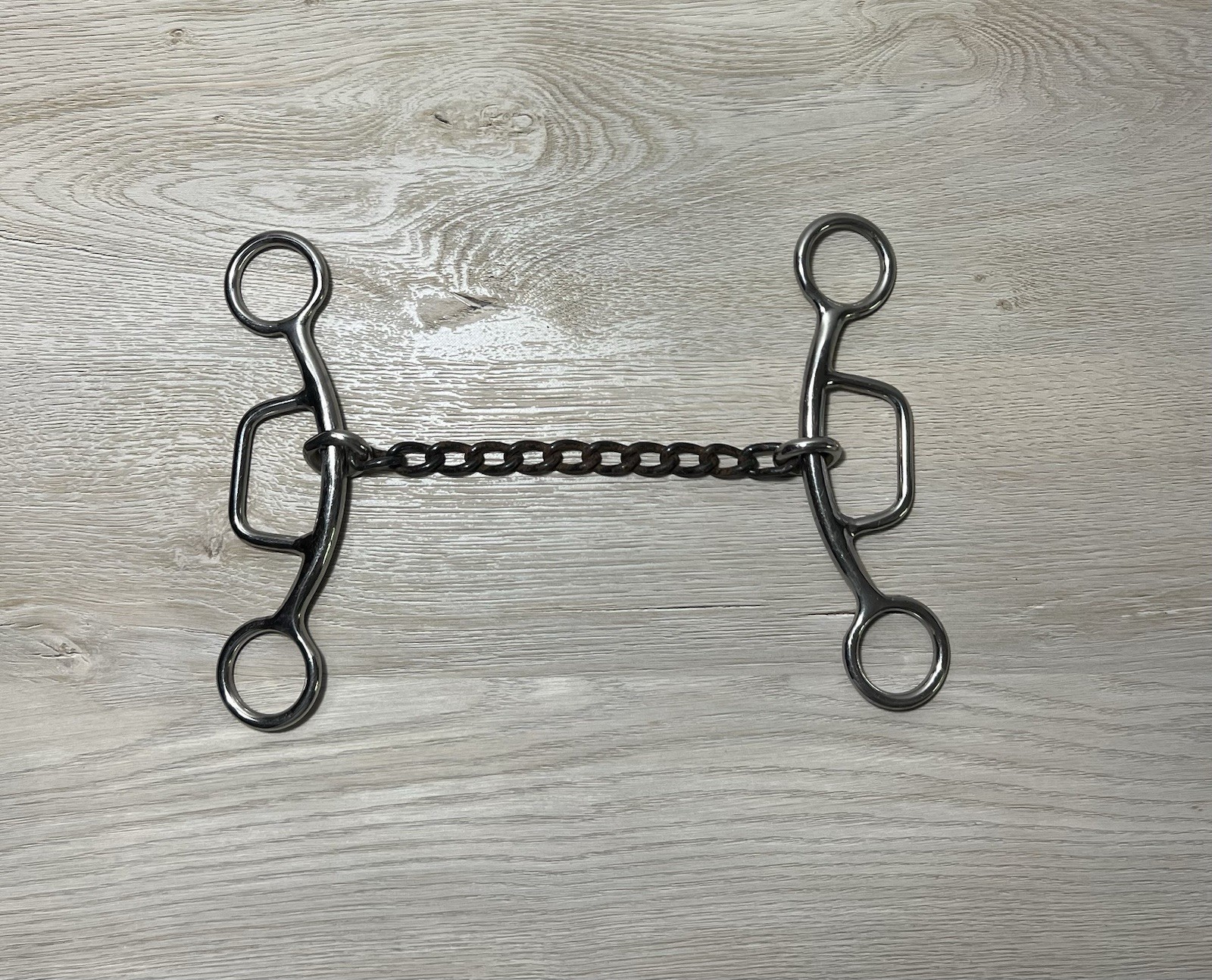 5.5” Coronet Gag Sweet Iron Chain Mouth Western Barrel Racing Horse Bit Tack