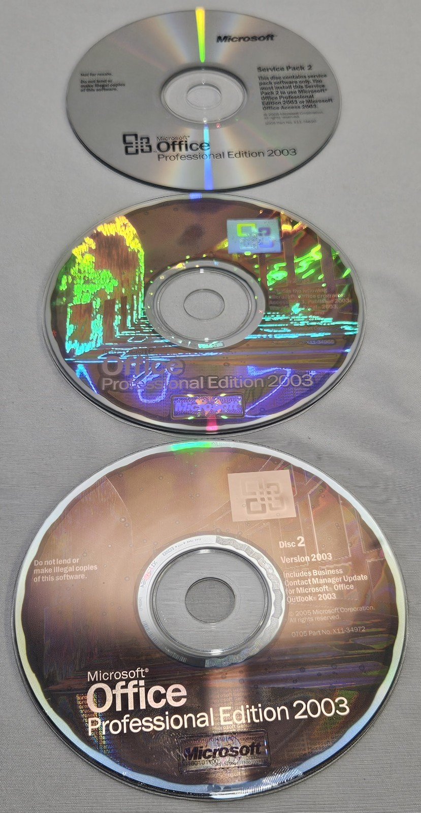 Microsoft Office Professional Edition 2003 [STATUS OF KEY UNKNOWN]