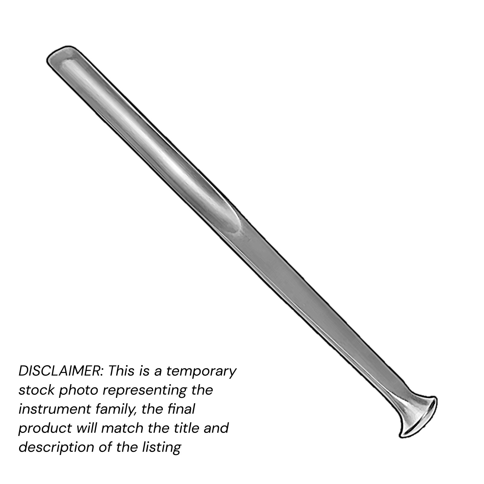 U.S. Army Pattern Gouge 6.5" 10 mm Straight Tip Stainless Volaris Economy