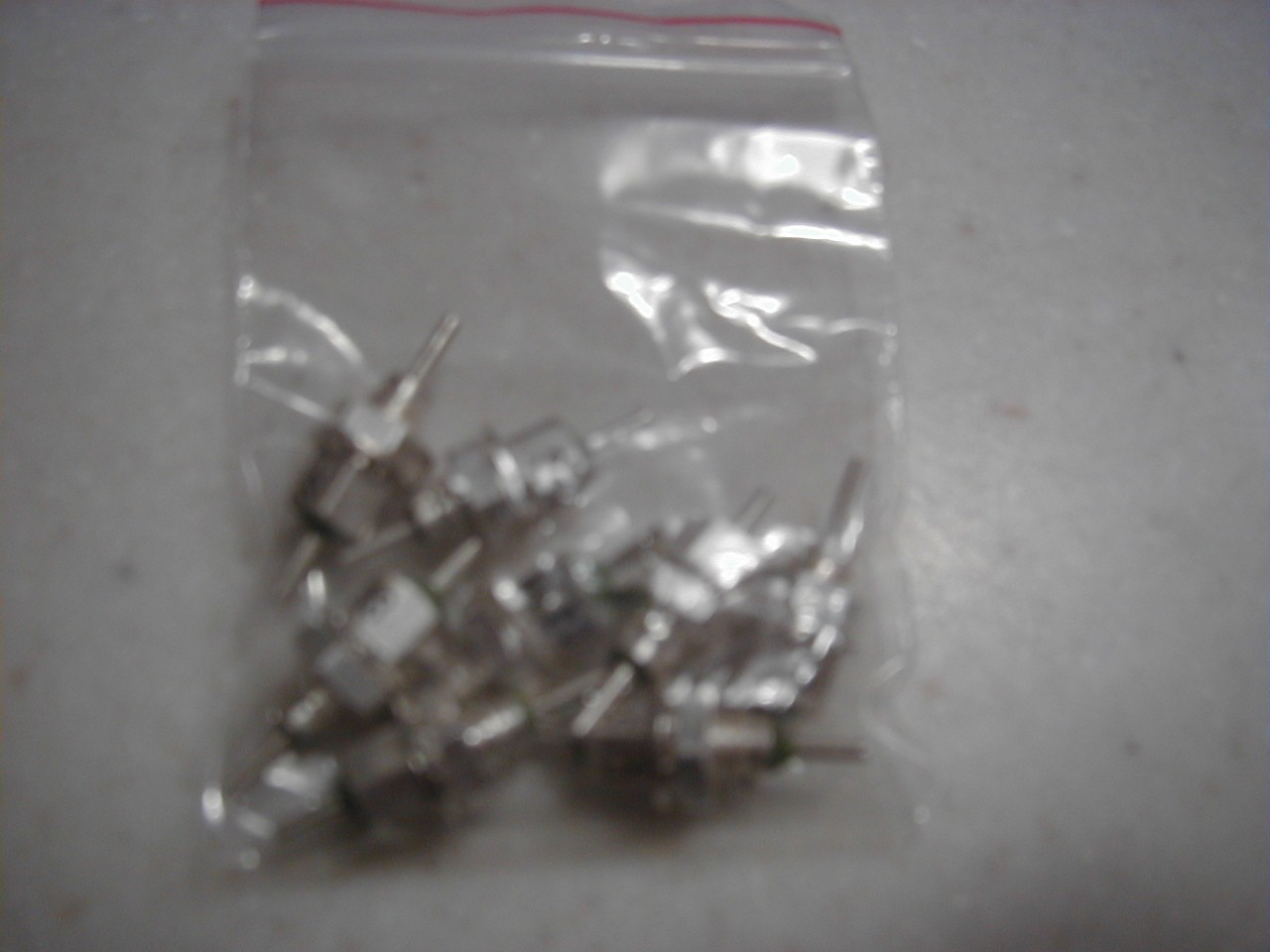 FT-8 Spec Ctl .05 uF Feedthru Caps, threaded w/ H/W, 8 pcs. 10 A NICE!! NOS