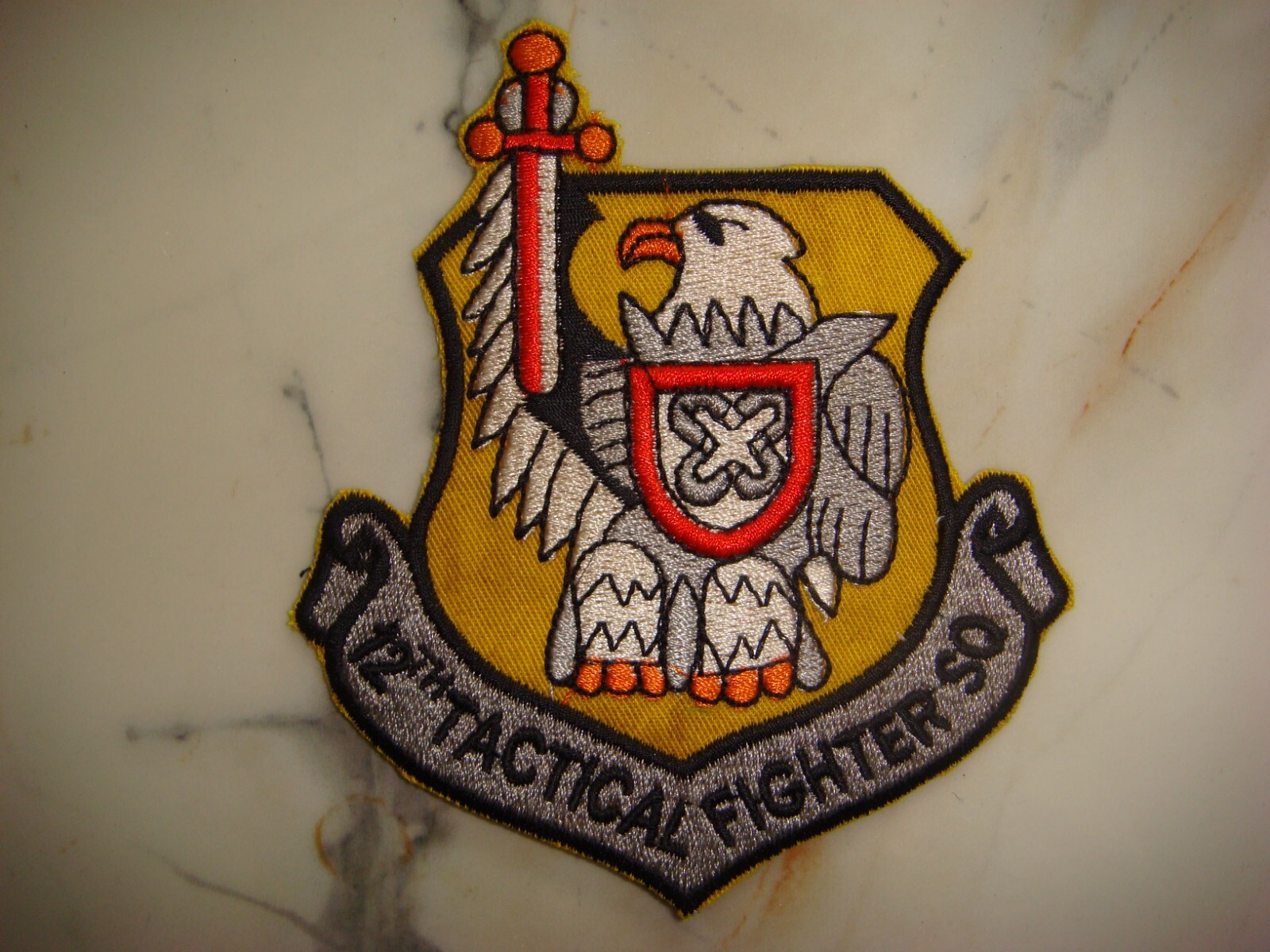 USAF 12th TACTICAL FIGHTER SQUADRON DIRTY DOZEN, VIETNAM WAR PATCH