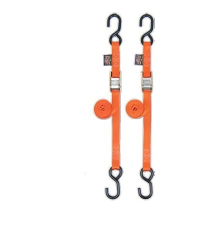 Powertye 1" Standard Cam Buckle Tie Downs Orange (22269)