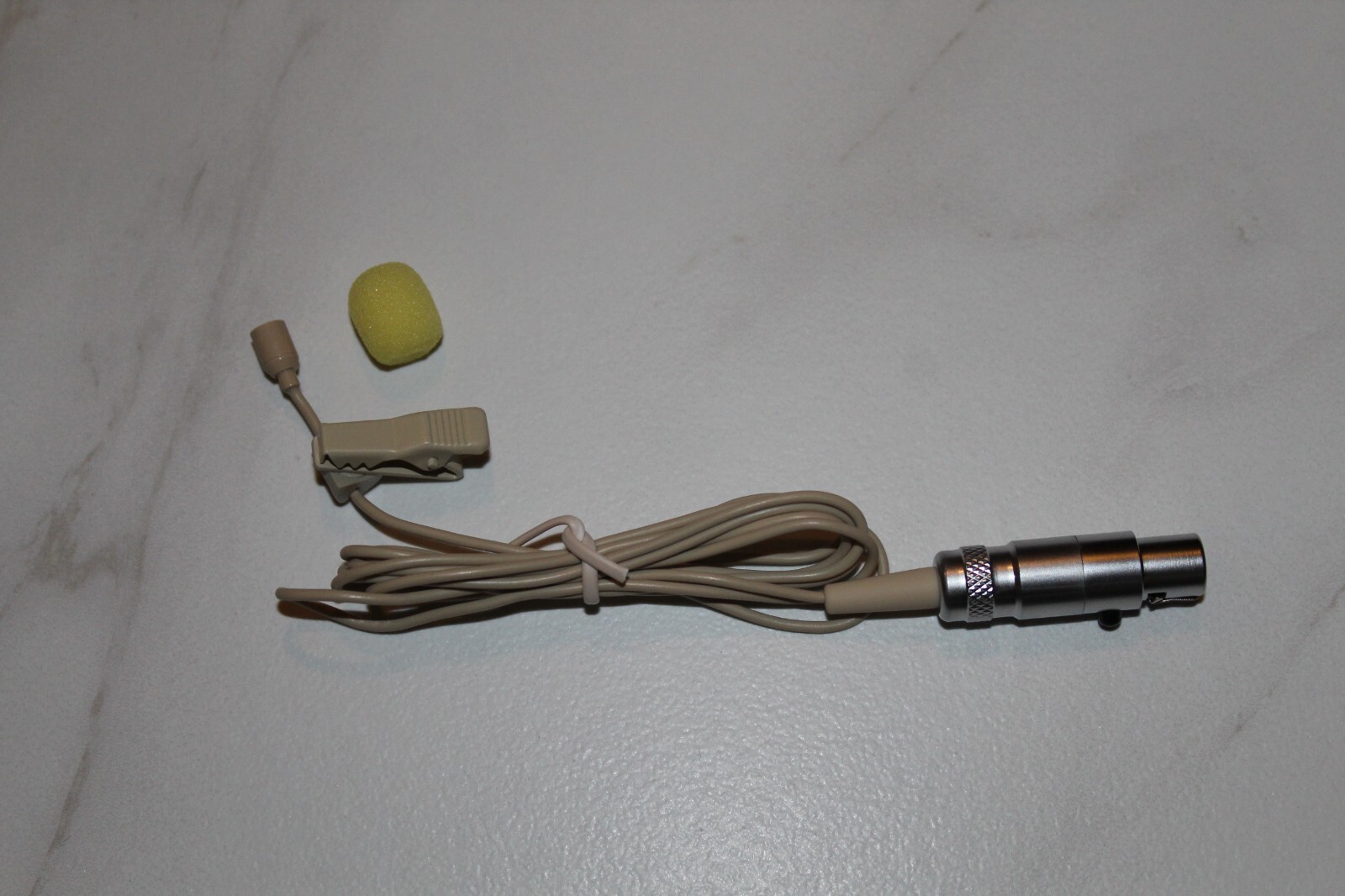 Beige Lavalier Lapel Microphone compatible with Shure Wireless Transmitters*NEW*