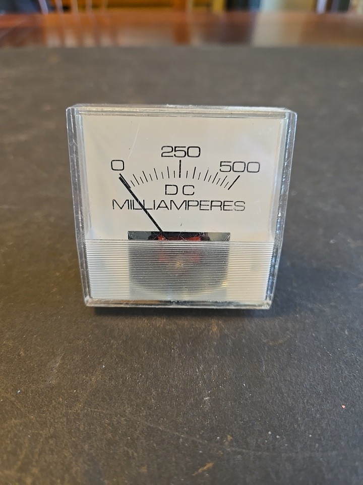 DC milliammeter 0-500 ma Panal Meter