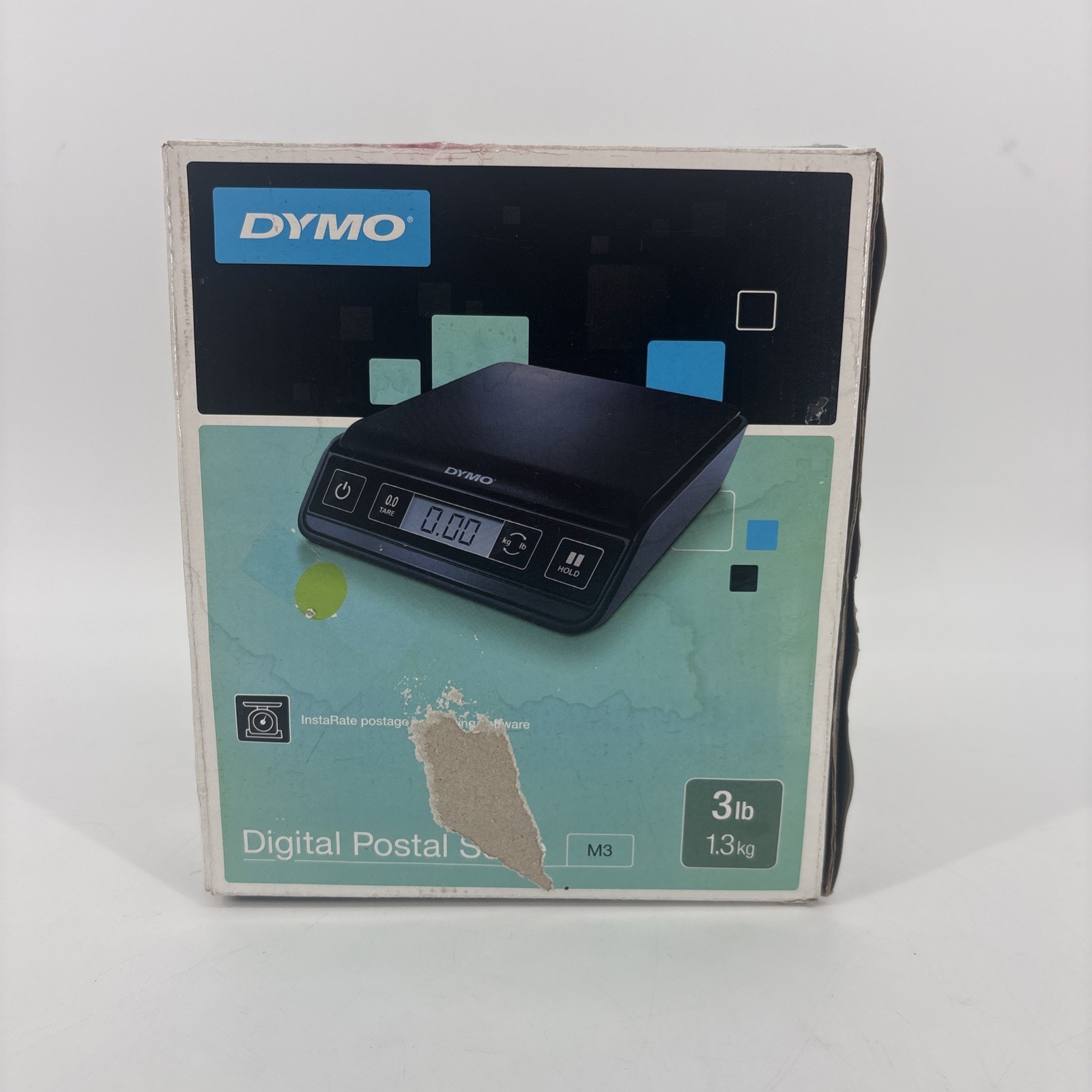 DYMO Digital Postal Scale M3 - 3lb Limit Tare & Hold Functions New Open Box