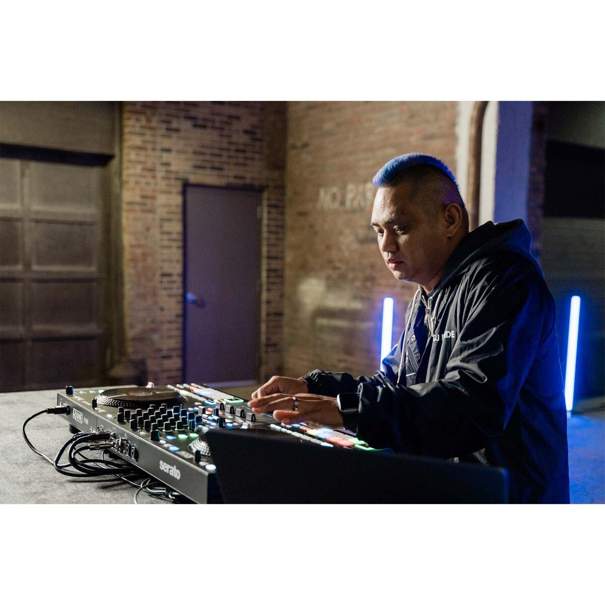 Rane FOUR Advanced 4 Channel Mixer Stems Serato DJ Pro Controller Rane 4