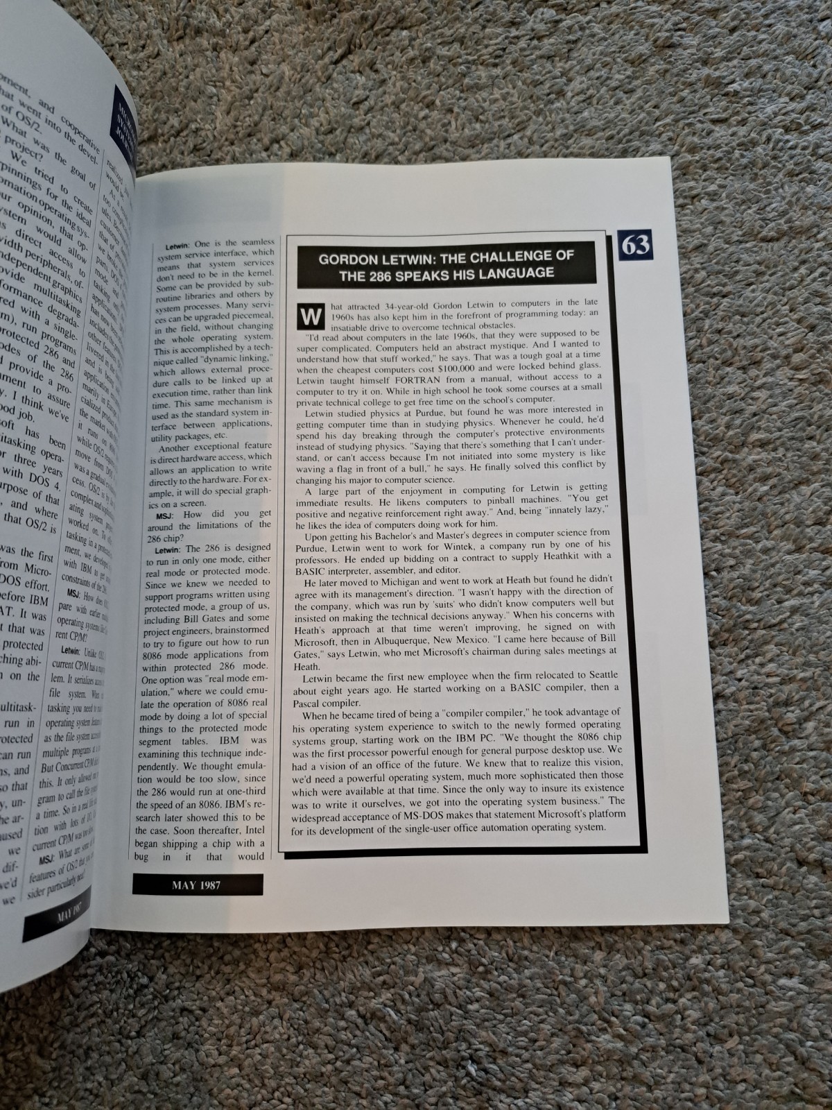 May 1987 Microsoft Systems Journal Vol. 2 No. 2