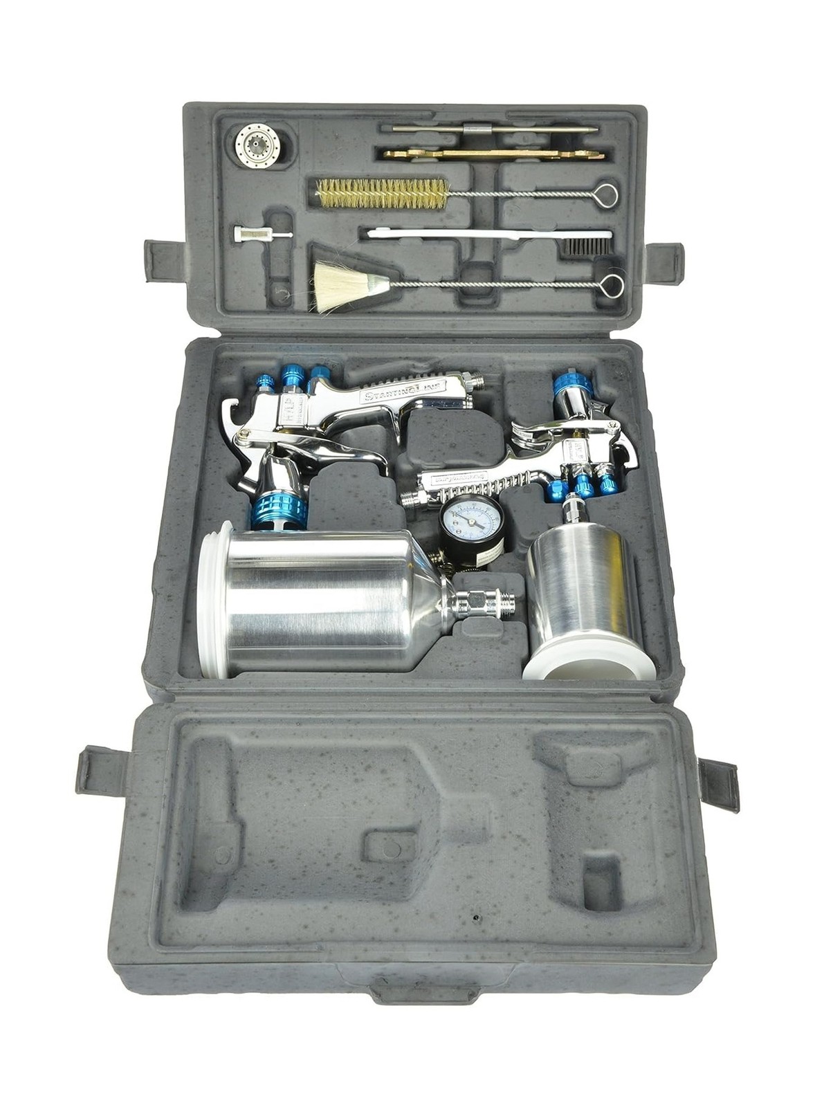 DeVilbiss 802342 StartingLine HVLP Gravity Spray Gun Kit, 2.7, Factory