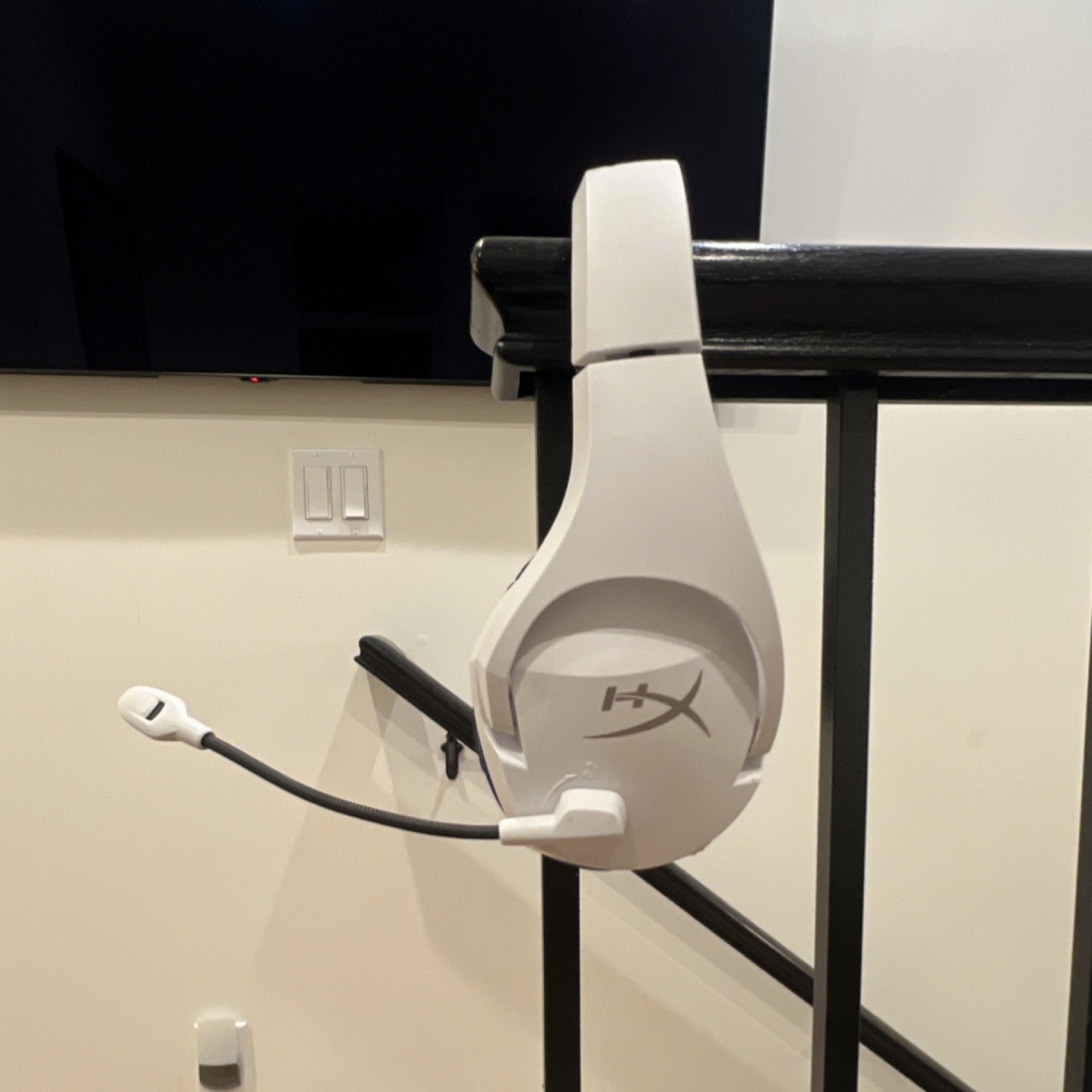 HyperX Cloud II Wireless Gaming Headset White USB Boom Mic Adjustable Headband