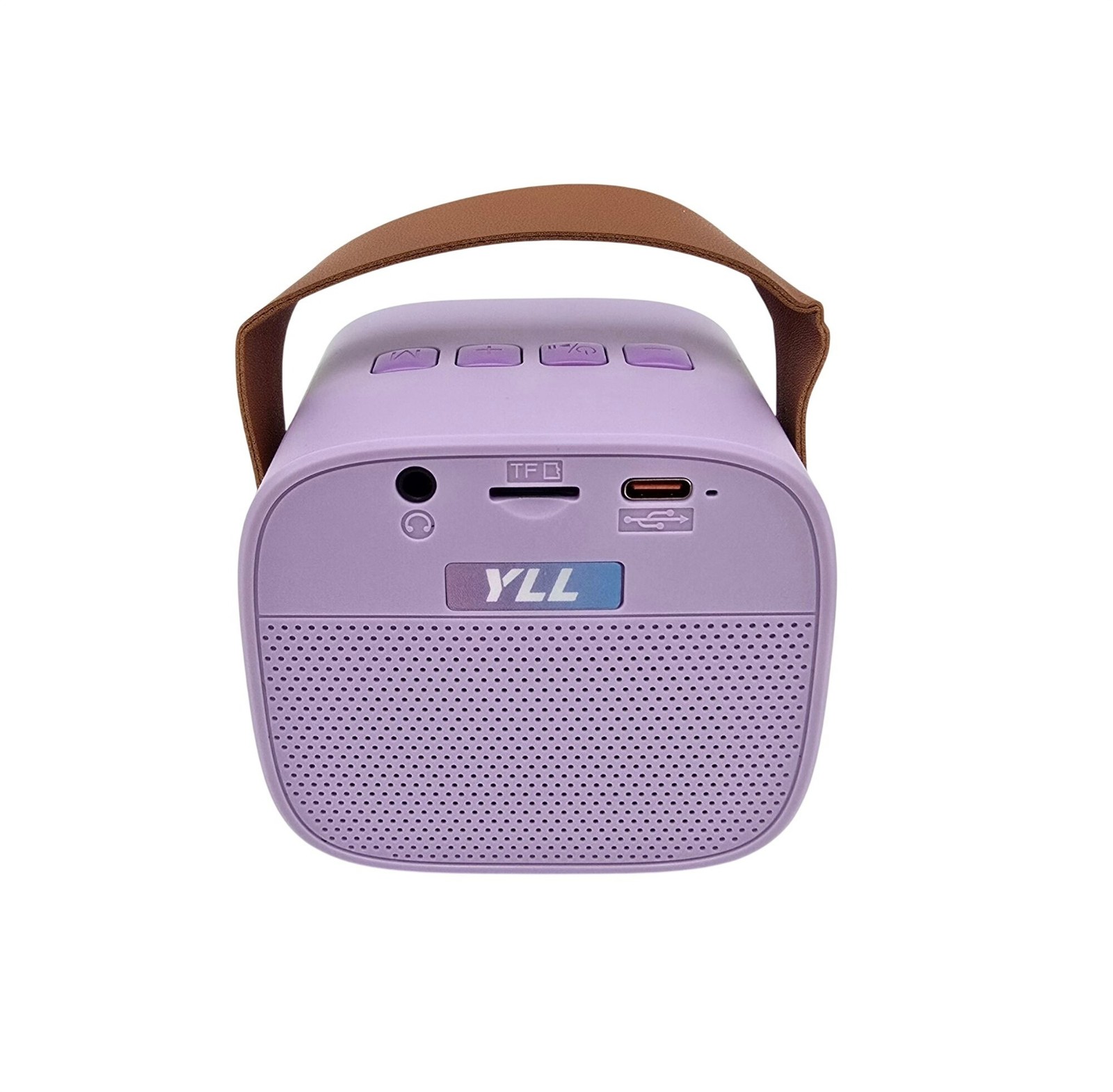 YLL Wireless Mini Karaoke Bluetooth Speaker with 2 Mics Portable RGB Lights