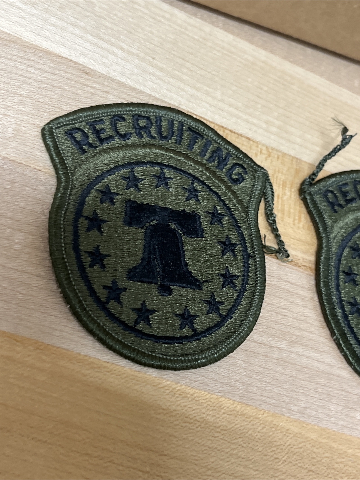 2 MILITARY PATCH US ARMY OCP MULTICAM HOOK & LOOP US ARMY RECRUITING COMMAND