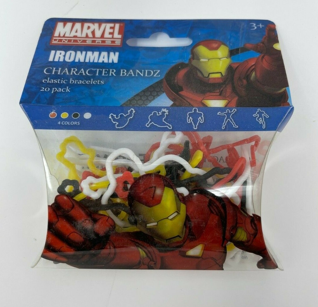New Iron Man Logo Silly Bandz Box of 12 Packs of 20